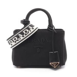 Prada Canvas Handbag Black